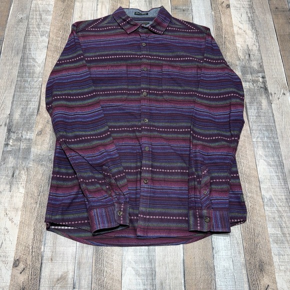 Billabong Other - Billabong Western Aztec Shirt Men's Medium Striped Tribal Button Up Long Sleeve